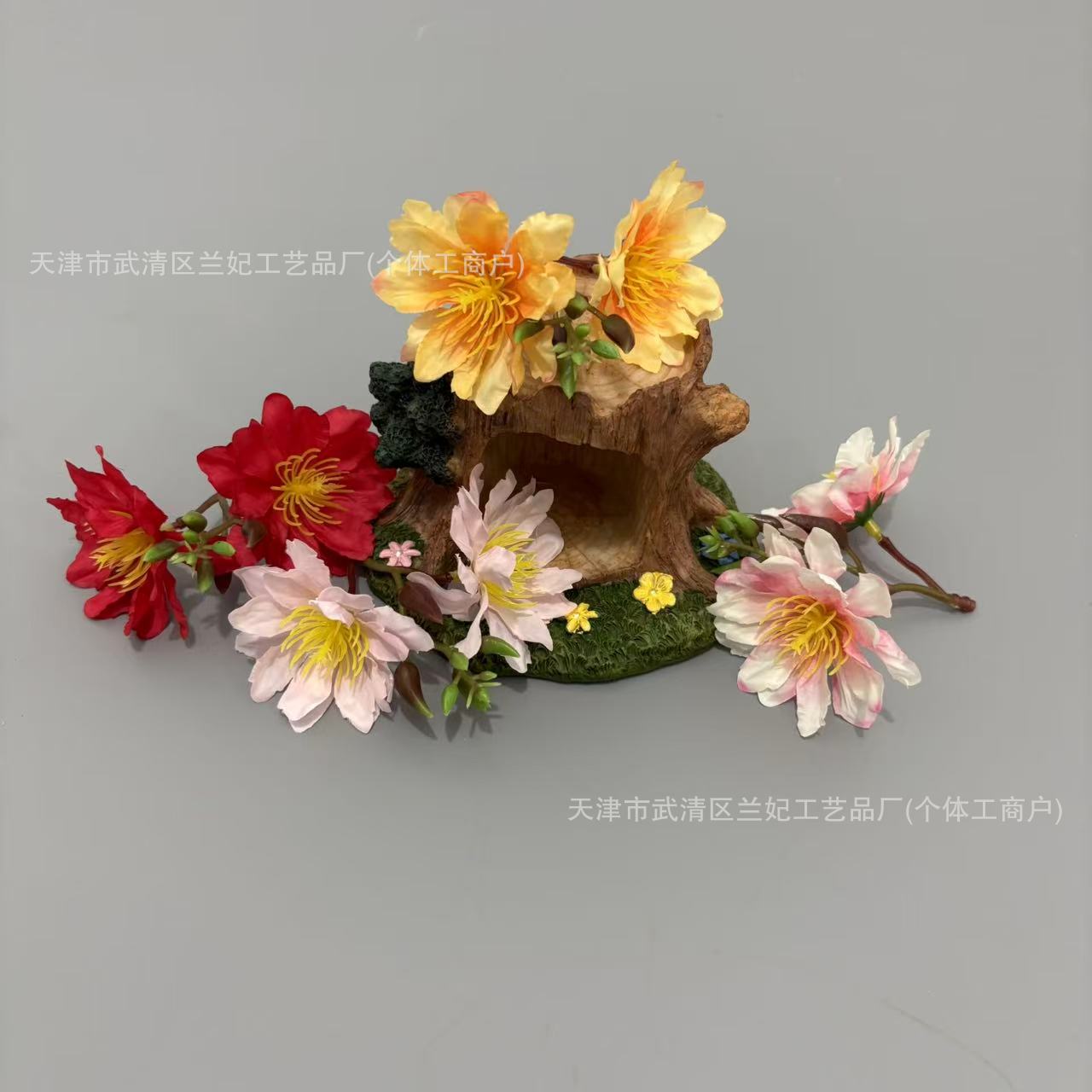 모조 숲속 스타일 2송이 눈꽃꽃줄, 사진 소품, 가정 장식, 민족 헤어 장식, 꽃꽂이 제작 부자재
