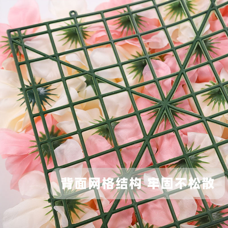 造花壁造花バラアジサイダリリ花立体背景壁窓造園結婚式結婚式装飾花列|undefined