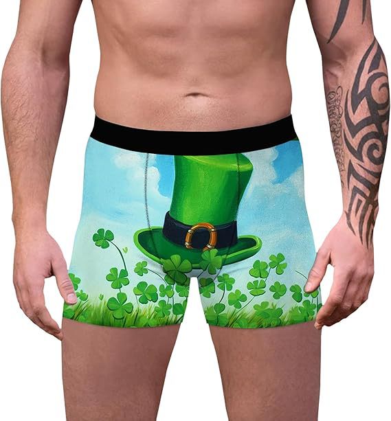 2025 Europa y América nueva moda casual trébol de cuatro hojas pantalones cortos de cuatro esquinas para hombre MP01