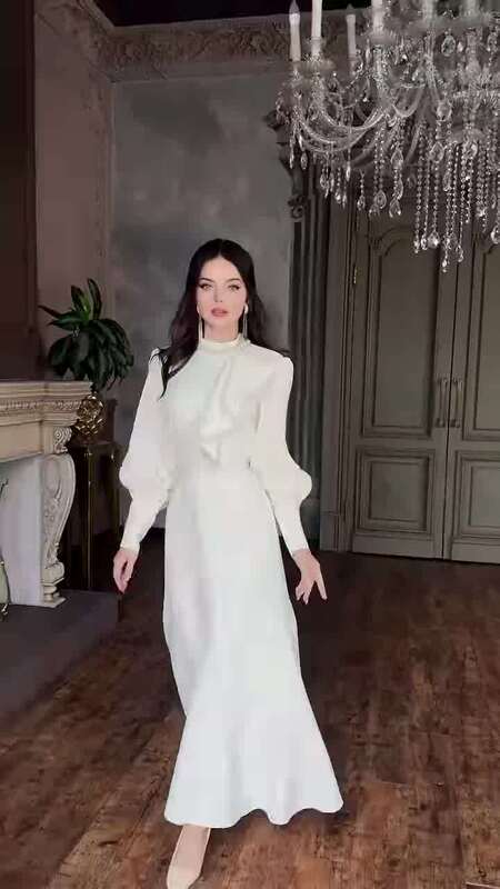 2025年の新しいヨーロッパとアメリカのアマゾンクロスボーダー対外貿易婦人服、エレガントで不規則な痩身スプライシングドレス|undefined