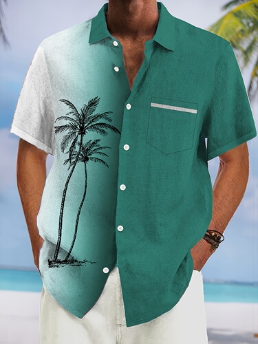 Retro Hawaiian Shirt Retro Hawaiian men's Button Up Shirt