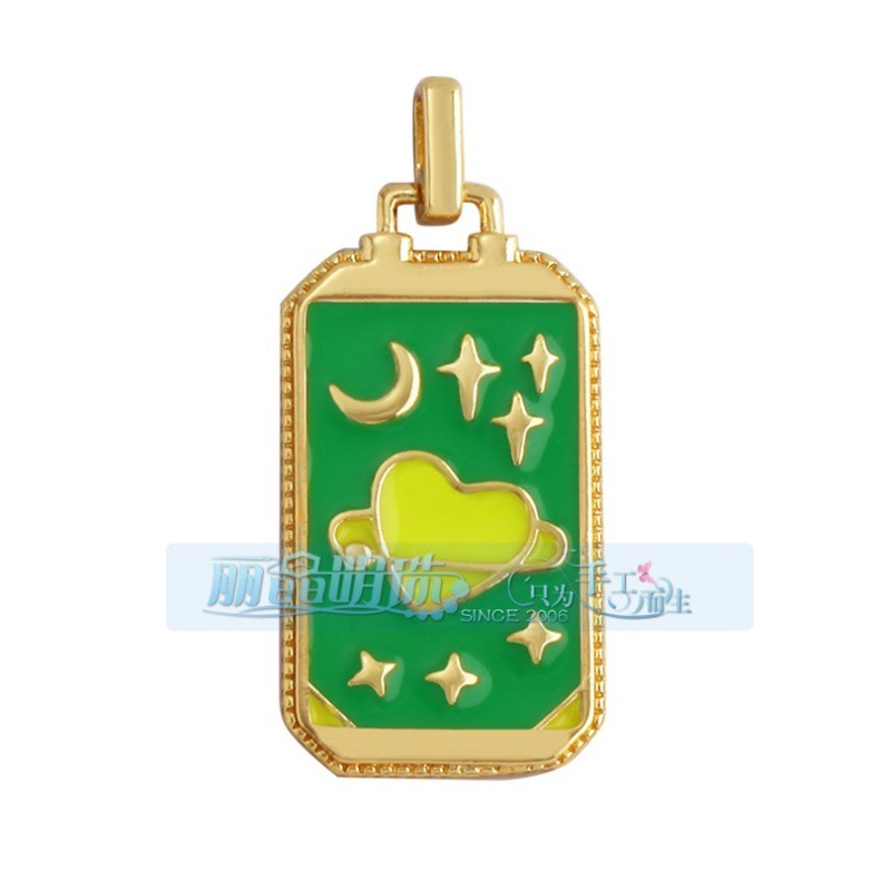 6g Weight Pendant Jewelry Making Type 15*30mm Jewelry Making Size Zircon Inlay Material DIY Jewelry Accessories Classification Hole 3~3.9mm Hole Size 1 Piece Quantity Copper Material Card Pattern Inlay Design Simple Style Style 1 Piece 15*30mm Hole 3~3.9mm Copper Zircon Card Pendant 34