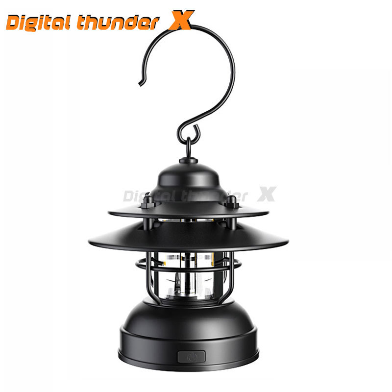 Lámpara de camping retro lámpara de camping de metal iluminación al aire libre campamento multifuncional lámpara de caballo de mano lámpara de la atmósfera lámpara de la tienda