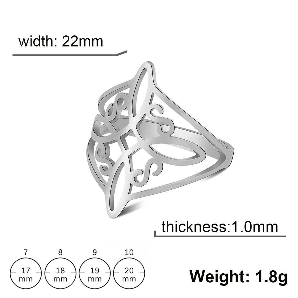fashionable universal ring stainless steel