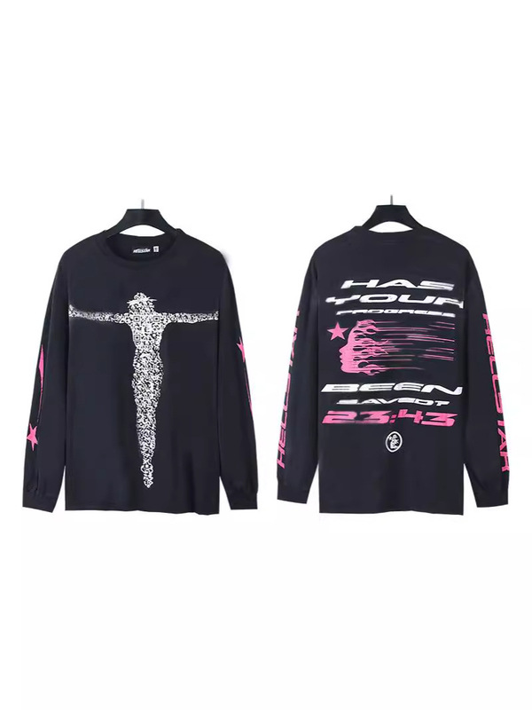 ヘルスターズ アメリカンスタイル 長袖Tシャツ メンズ インス ストリート系ブランド トップス 秋冬 ゆったり カジュアル ポリエステル製 インナー|undefined