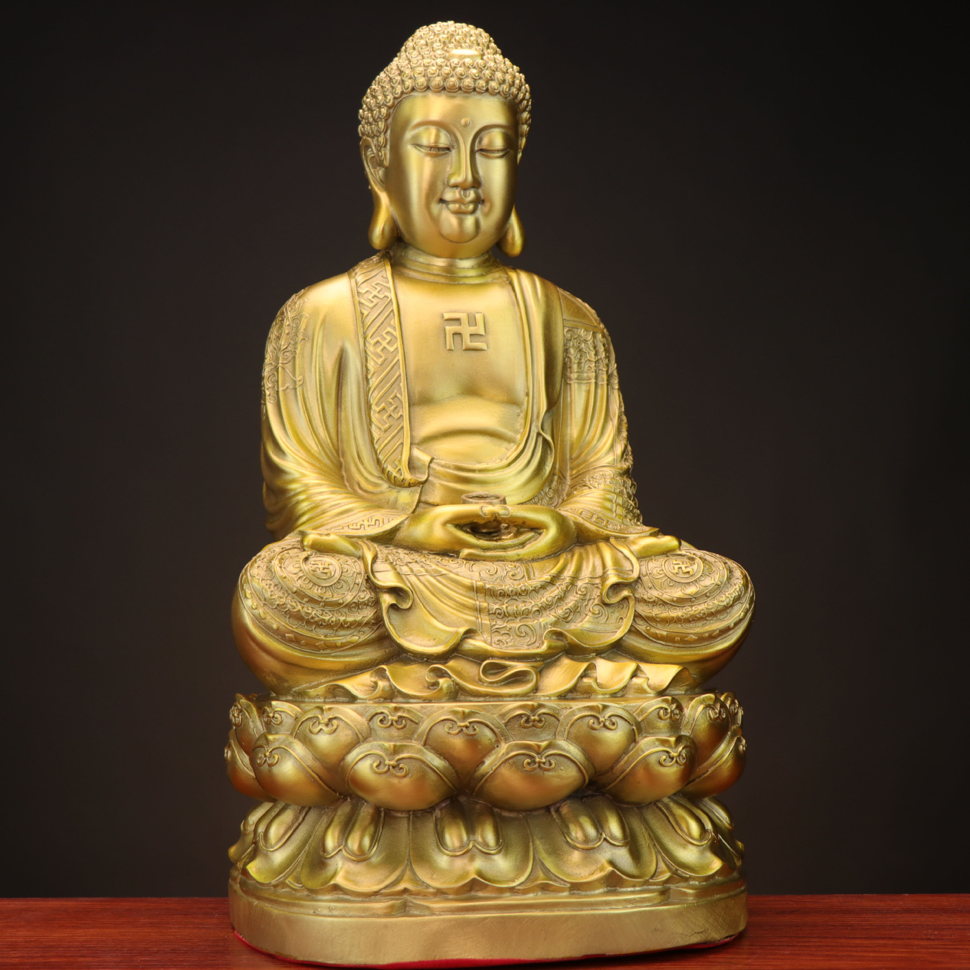 铜释迦摩尼 铜阿弥陀佛大日如来佛祖 铜像摆件 莲花佛 释迦佛-阿里巴巴