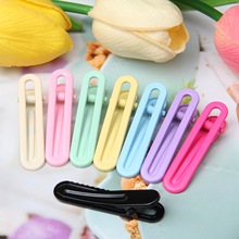 5cm小号U形夹亮面电镀糖果色发卡DIY无痕发夹刘海夹女孩发卡BB夹