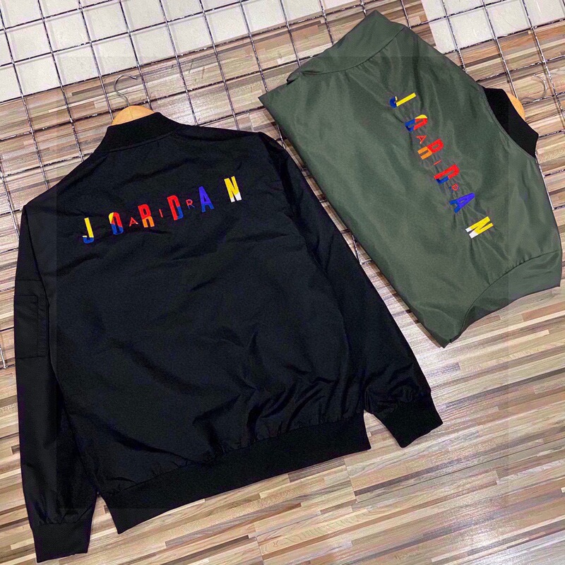 Overseas Hot-Selling Jordan Aj Men's Jacket, Cross-Border Jumpman Embroidered Colorful Letter Baseball Jacket for Men and Women Couples