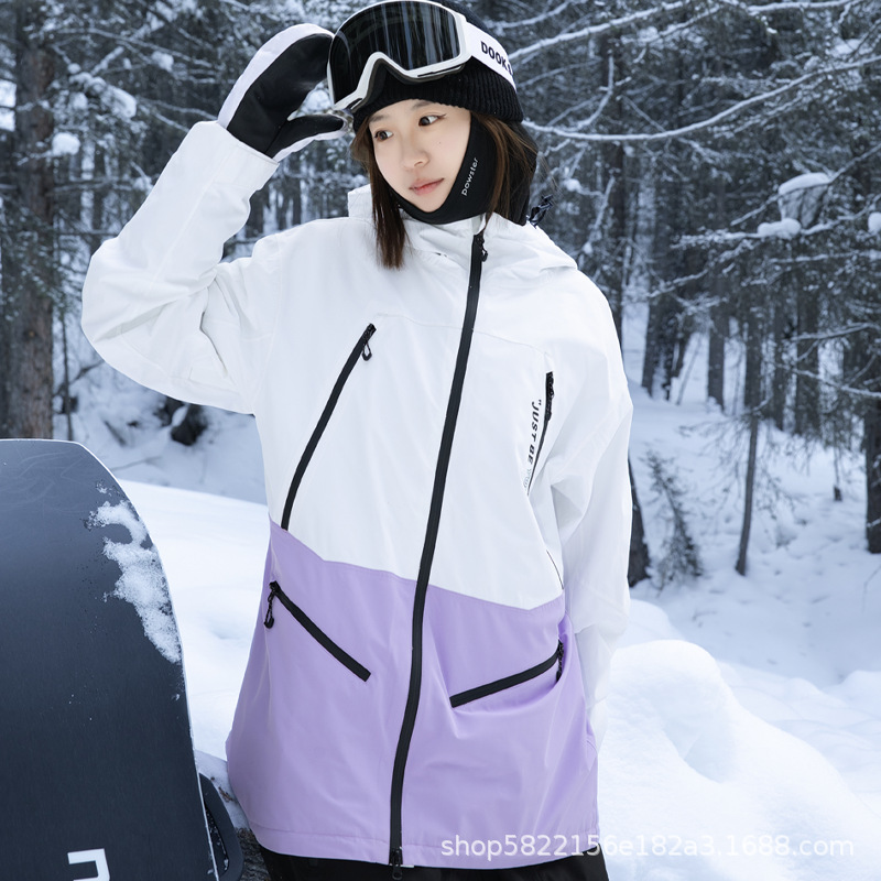 25 New Models of Ski Jackets for Women, Winter Outdoor Windproof and Waterproof Snowboard Jackets, Men's Double-Board Ski Jackets, Equipment