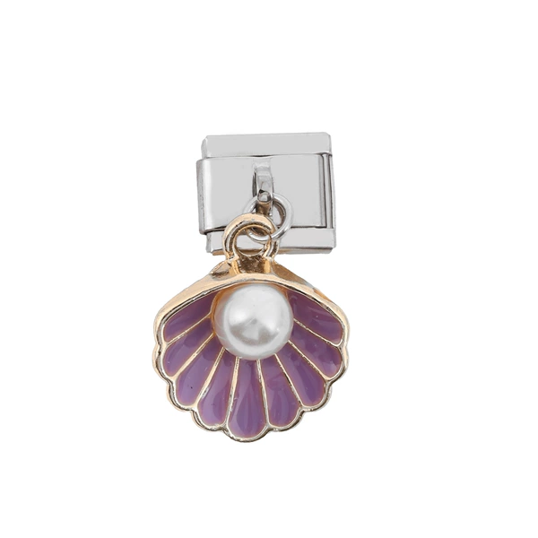 0774-Purple Shell Pearl Pendant