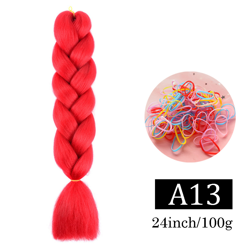 Peluca de trenza grande africana, color, trenza sucia, cuerda para el cabello, degradado, fibra química, trenza grande, reggae, hip-hop, trenza sucia, trenza