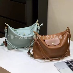 龙骧新款串珠hobo大容量腋下包通勤单肩手提包托特百搭女包饺子包