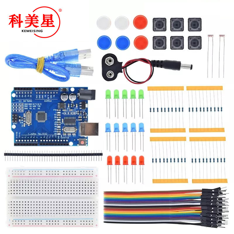 UNO R3入门学习套件UNO R3学习套件 适用于UNO R3 kit R3 改进版