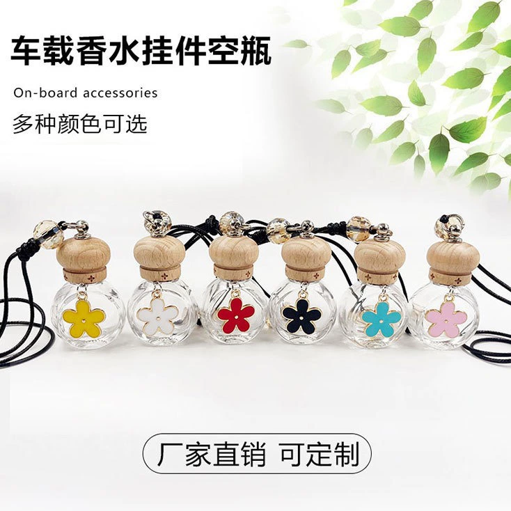 Aromatherapy for auto, bottle, pendant, rear view mirror, perfumed accessory