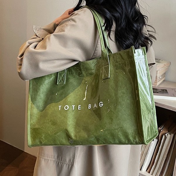 2026 Early Spring Effortless Casual Commuter Handbag Large Capacity Stylish Simple Waterproof Shoulder Tote Bag - Thumbnail 5