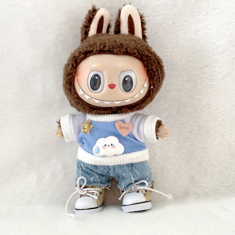 17cm 一世代、二世代、三世代 ラブブ ペンダント ベビー服 スカート セーター オーバーオール Tシャツ スーツ|undefined