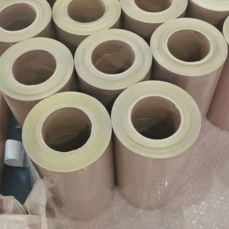 特氟龙高温胶带 真空包装封口铁氟龙玻纤胶布 滚筒隔热不残胶光滑