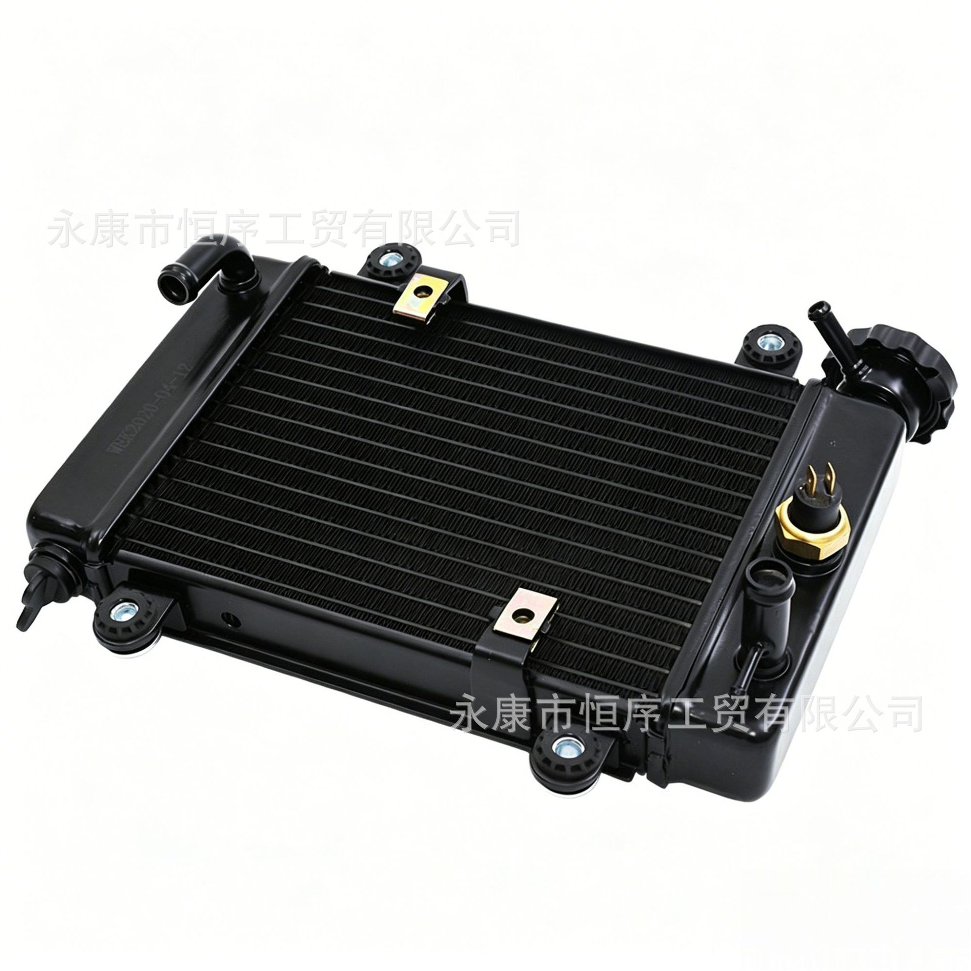 Atv Beach Bike Off-Road Motorcycle Accessories Big Bull Big Han Big Dinosaur Water-Cooled Fan Hot Water Tank Radiator