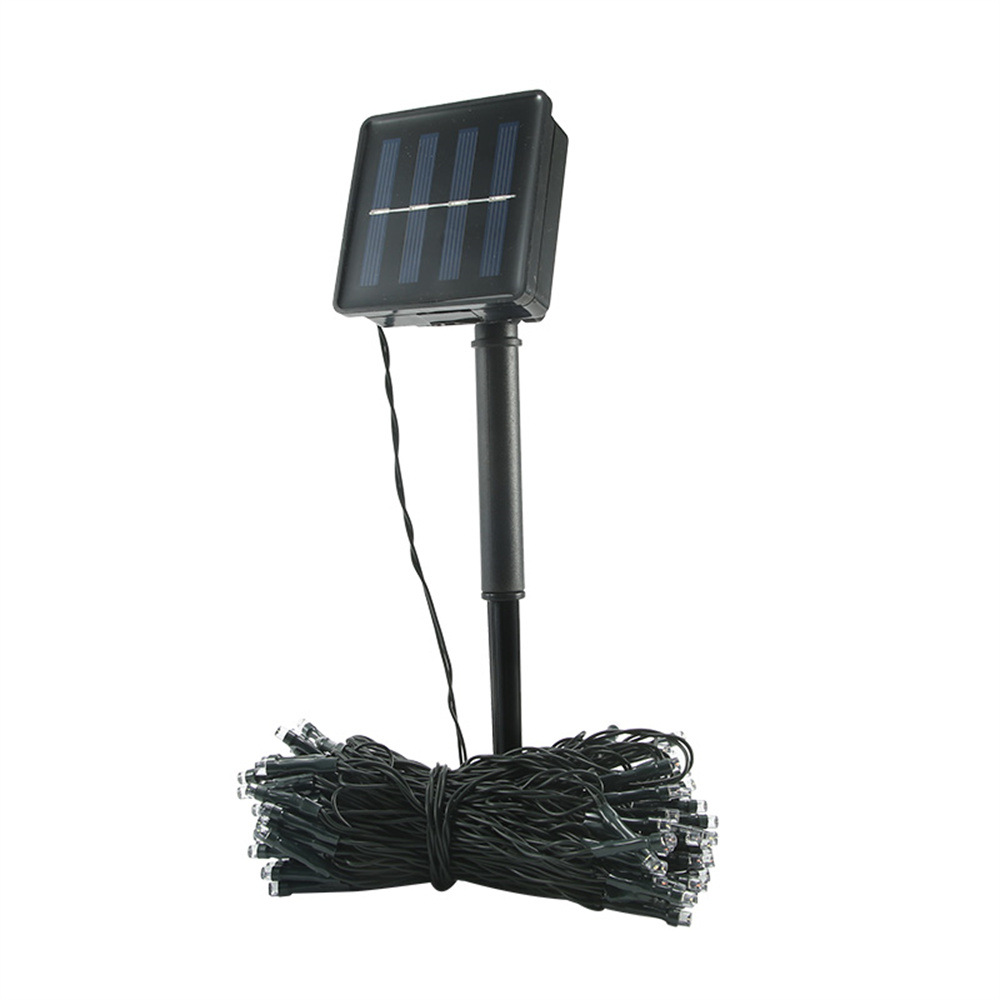 Cadena de luz solar LED Decoración de vacaciones de Navidad Luces de colores Luces de Navidad Luces de cadena Luces de ambiente de campamento al aire libre Casa de bodas