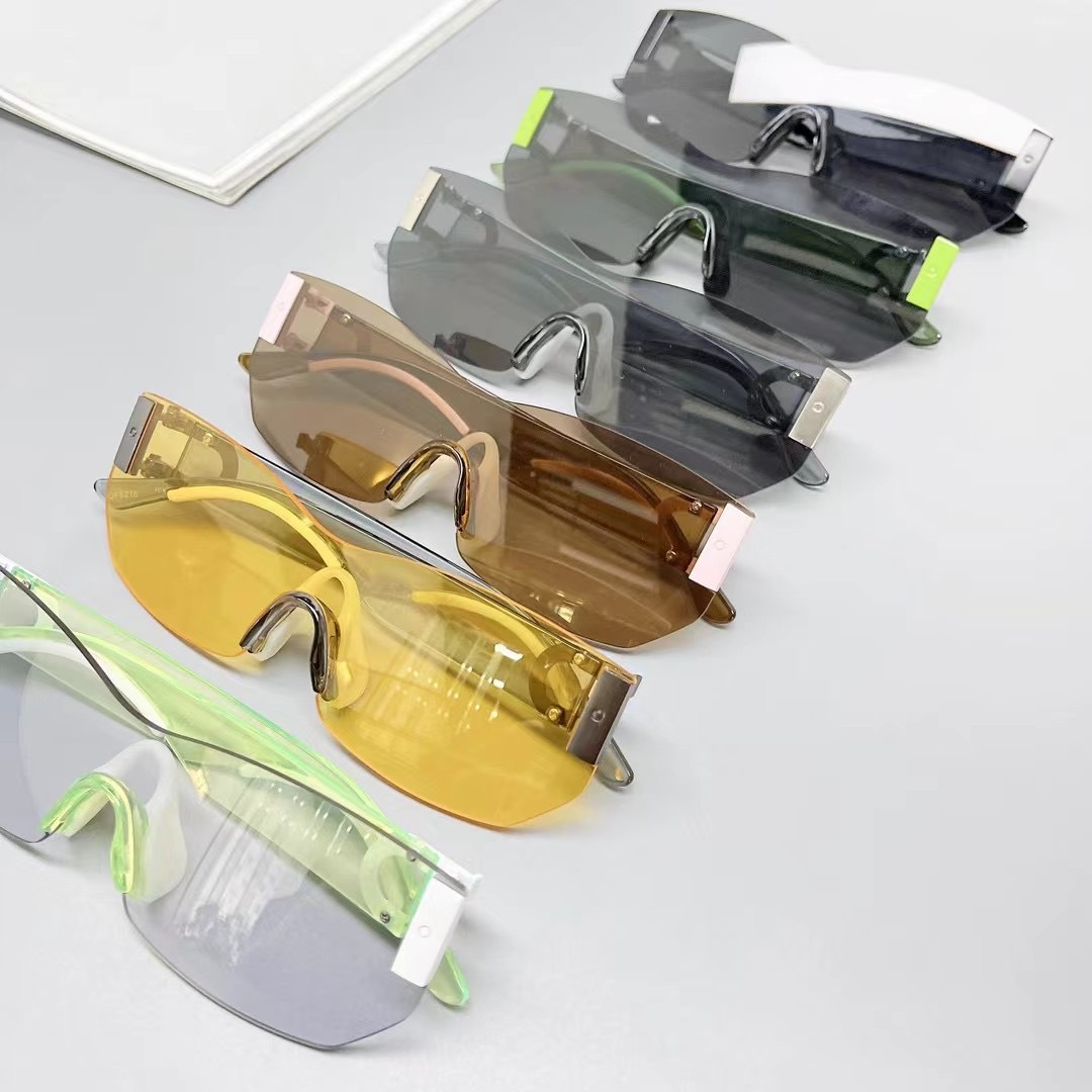 Elegant Streetwear Geometric Pc Oval Frame Frameless Glasses display picture 1