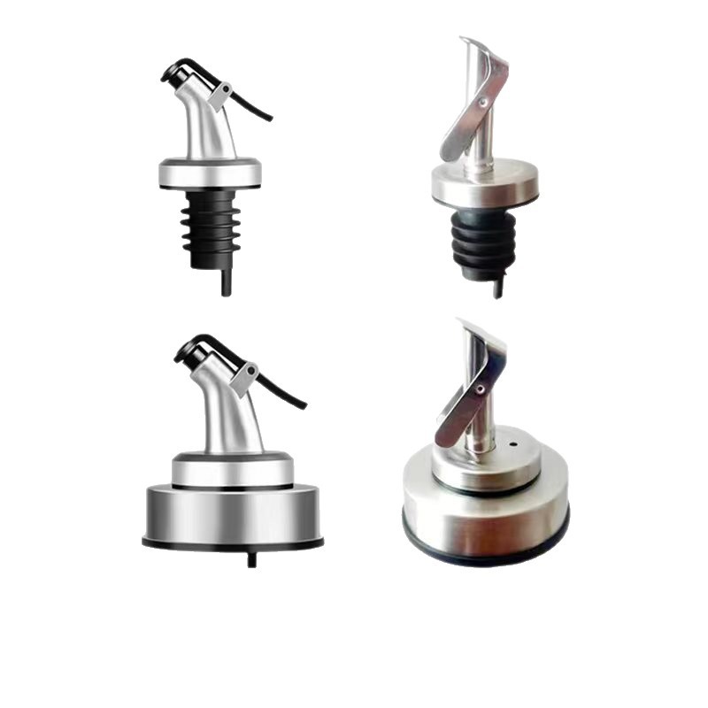 Boquilla de aceite tapa de botella de aceite tapones a prueba de fugas para artículos de cocina tipo prensado para abrir y cerrar automáticamente tapones de botella de aceite de vertido de salsa de soja