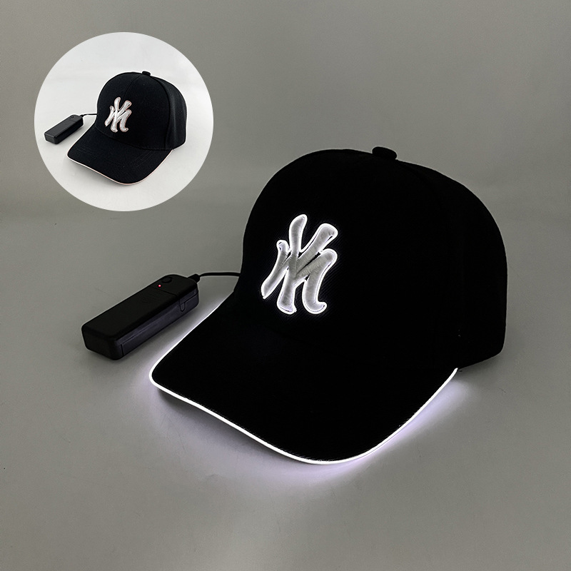 Gorra de béisbol luminosa LED deportes al aire libre gorras luminosas Festival de música Bar Bengdi Festival Show Gorras luminosas