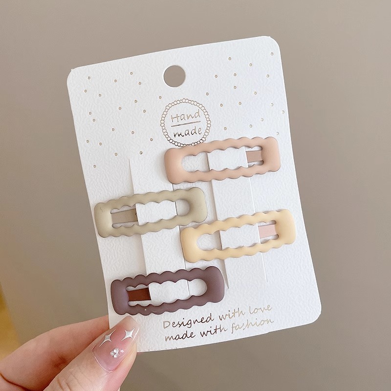 Pinza bb de color dopamina para niños cabello roto estrella de cinco puntas horquilla para niñas que no lastima el cabello, pinza para el cabello con flequillo para bebés, accesorios para el cabello lindos