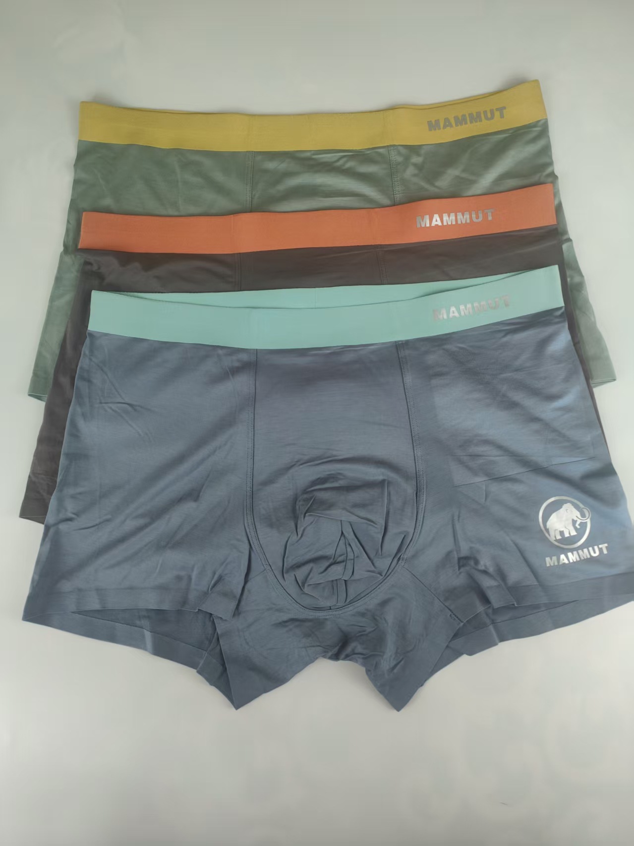 Nuevos bóxers de algodón puro sin costuras para hombre, suaves y transpirables._voghion.com