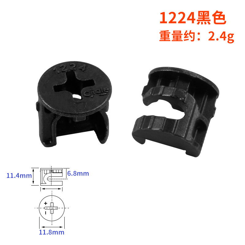 Jinrongda muebles 2 en 1 accesorios de gabinete sujetadores excéntricos sólidos conectores 3 en 1 accesorios de hardware