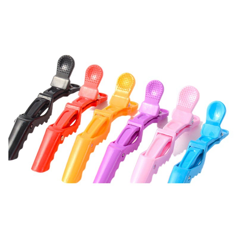 Заколки-крокодилы для волос с возможностью нанесения логотипа, инструменты для укладки волос, секционные зажимы для парикмахерских, трансграничная торговля