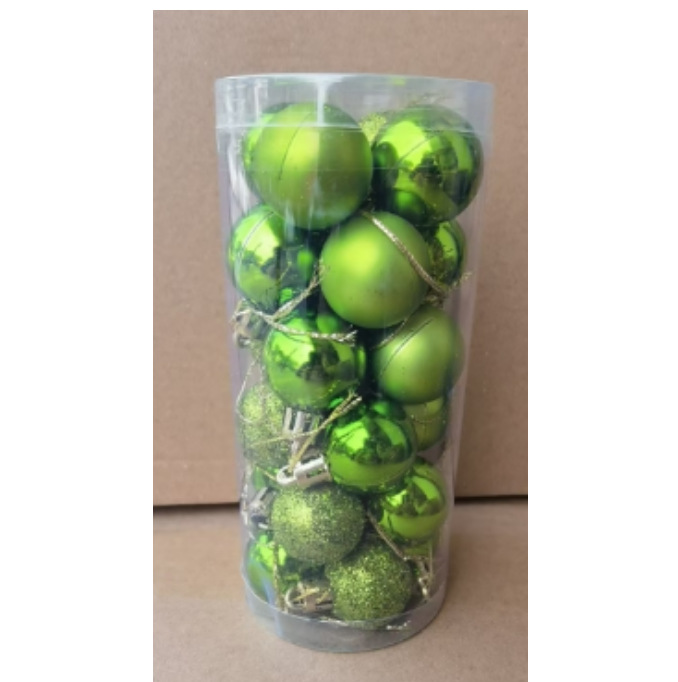 12개의 배럴에 녹색 공