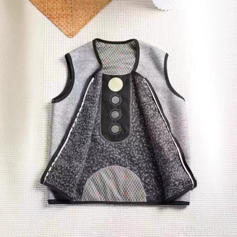 Замок теплая броня теплая кашемировая двойная кипящая жилетка магнитная терапия