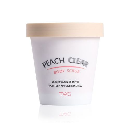 TWG Peach Clear Body Scrub Softens Skin Peach Ice Cream Scrub