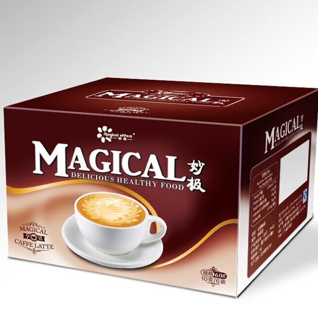 【コーヒー】電気商星ホテル航空会社のインスタントラテは耳のミルクコーヒー粉とロゴを溶かす|undefined