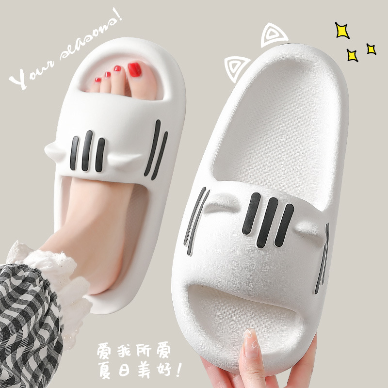 slipper lady summer new pattern indoor Home Furnishing Shower Room take a shower soft sole non-slip lovers wholesale sandals  summer