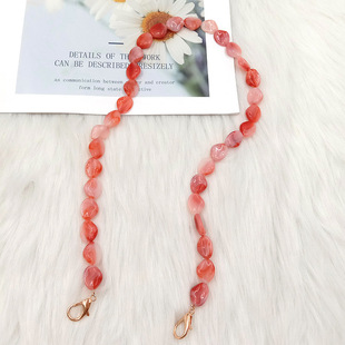 Bag Chain Mobile Phone Case Lanyard diy Acrylic Chain Letter Jewelry Chain Underarm Bag Pearl Chain Accessories