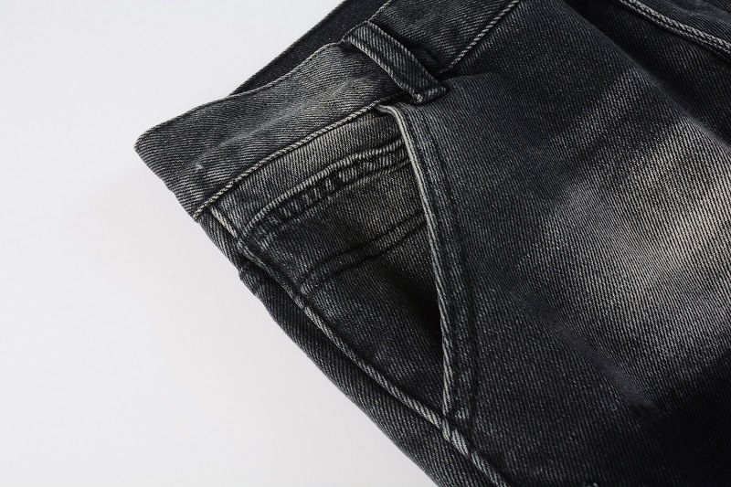 Jeans uomo vintage patchwork con gamba a zampa lavaggio chiaro_voghion.com