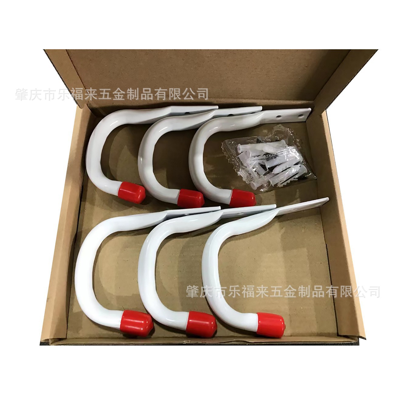 Juego de ganchos Gancho de garaje Gancho de bicicleta de seis paquetes Gancho de almacenamiento de garaje Gancho de soporte de pared de tornillo