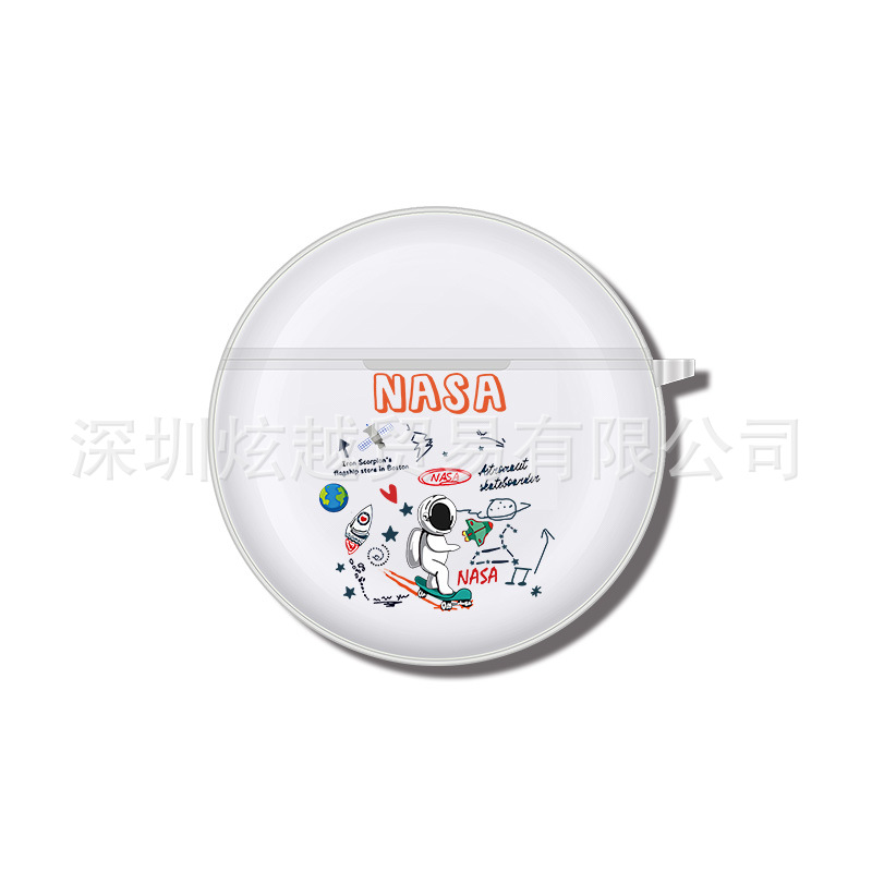 Adecuado para Lenovo HT38 funda protectora auricular Bluetooth caso PRO6 transparente suave caso airposs6 patrón de impresión en color