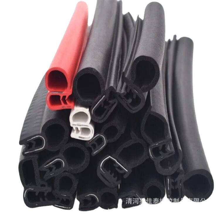 汽车电气机柜密封条 配电箱密封条 自夹紧式复合柜门防撞胶条