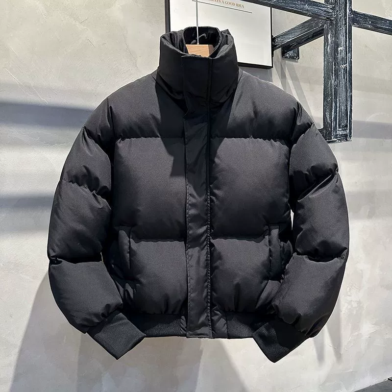 Down jacket men’s, oversize, windproof and wear‑resistant, Korean style