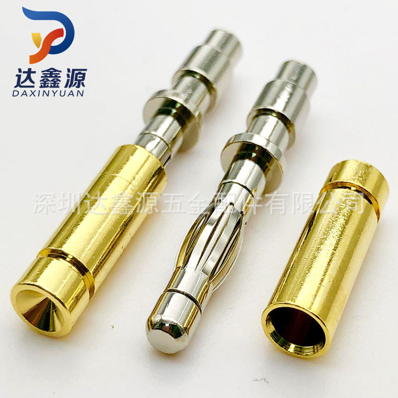 达鑫源超级工厂灯笼鼓|冠簧螺柱铜柱香蕉插针公母铜针圆PIN端子|undefined