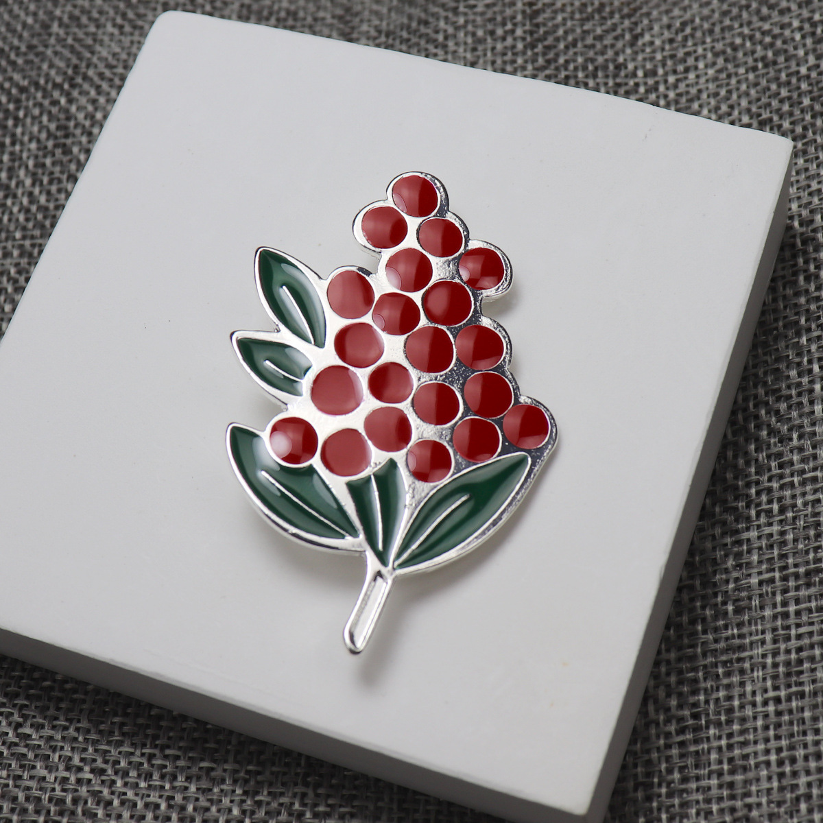 Japan Kyoto SOU Element Animal Flower Enamel Drop Glaze Brooch Corsage Accessories Small Gift Collection
