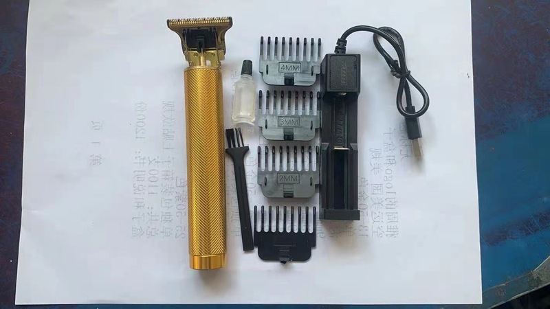 国境を越えた新製品の電気バリカン液晶デジタル表示電気理髪器のオイルヘッド彫刻大人の剃髪|undefined