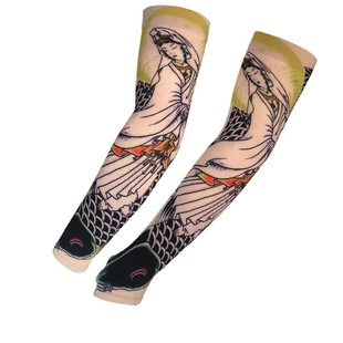 Chinese style tattoo ice cool Sleeve 360 degree digital printing outdoor sports cycling running sunscreen tattoo sleeve