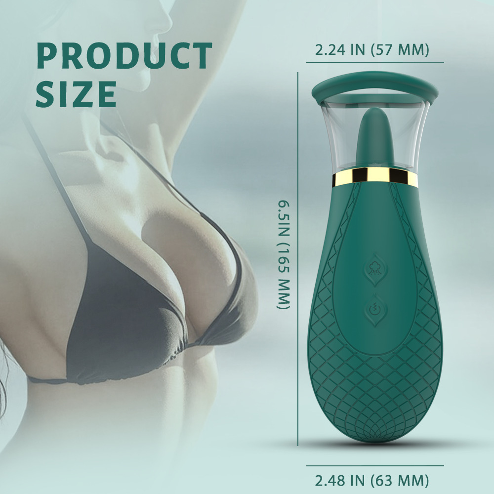 舌舔丰乳吸阴器女用胸部按摩阴蒂刺激吮吸舔阴挑逗震动跳蛋情趣用