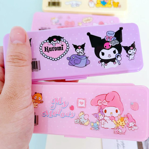 Sanrio compass set high-looking girl heart cartoon Kuromi student stationery geometric drawing circle drawing tool