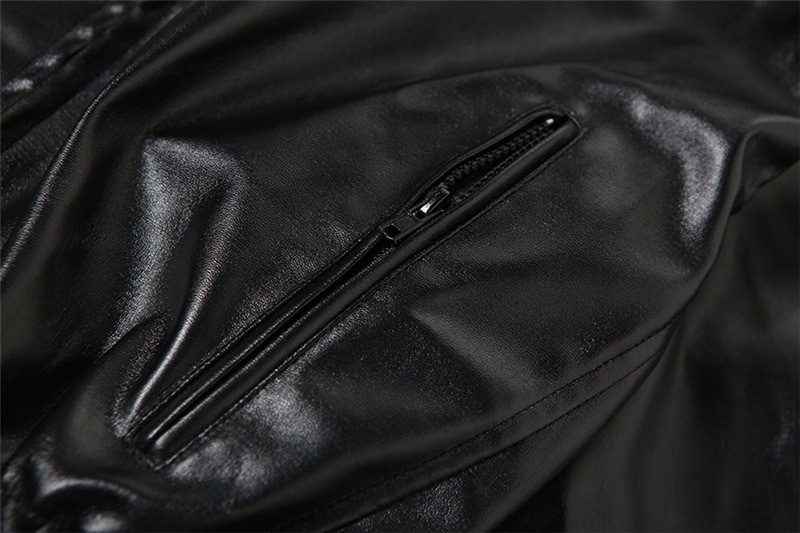Trendy Faux Leather Hooded Cropped Jacket For Women - Streetwear Biker Style Zippered Long Sleeve Top_ecoleips.com