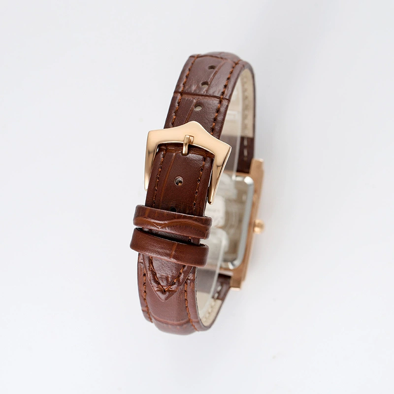 歌迪 Retro square watch, quartz belt, high-quality style