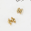 铜镀金保色光面磁铁扣DIY项链8mm连接扣手链制作材料强磁吸铁扣